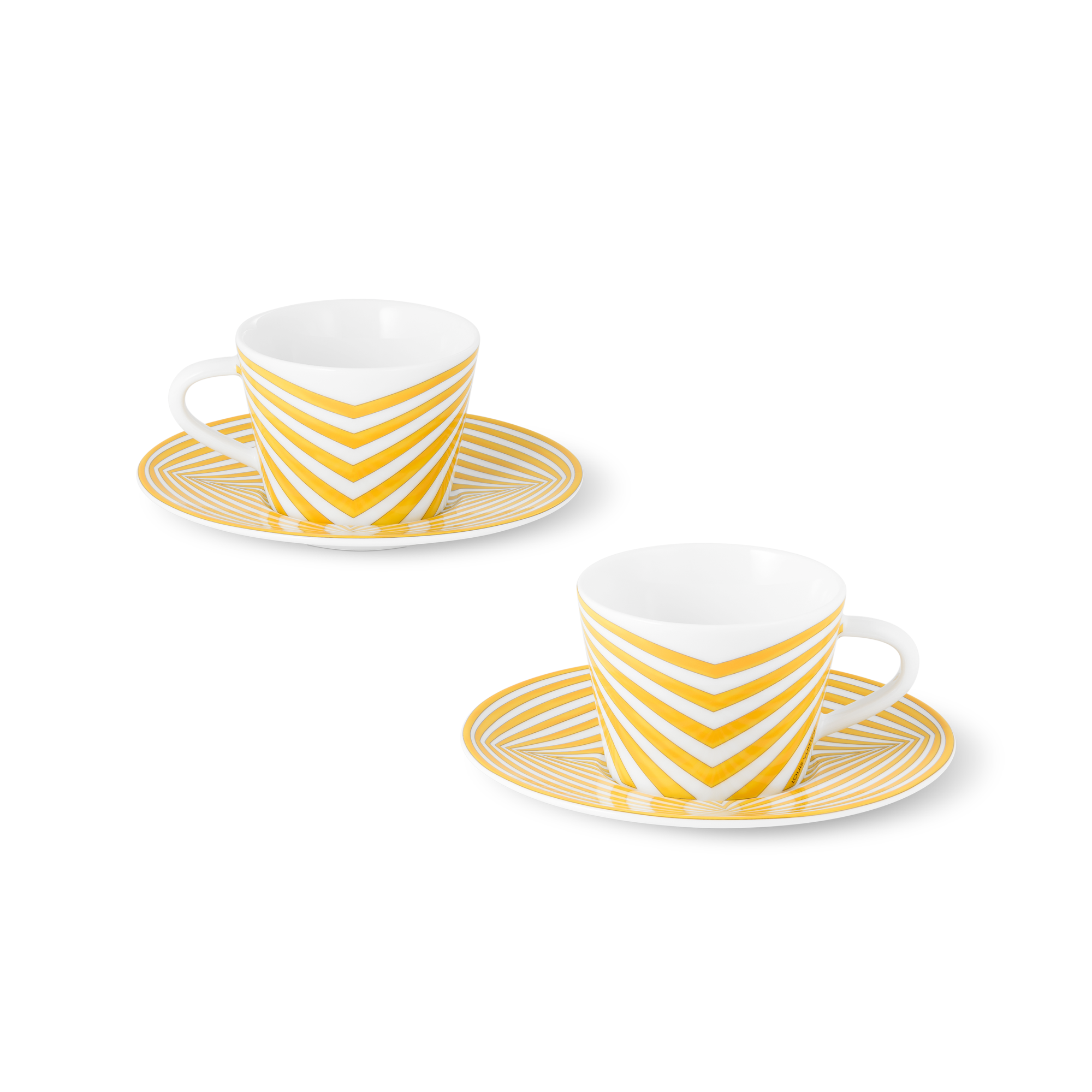 Dolce Vita Set Of 2 Coffee Cups And Saucers - Trunks, Travel and